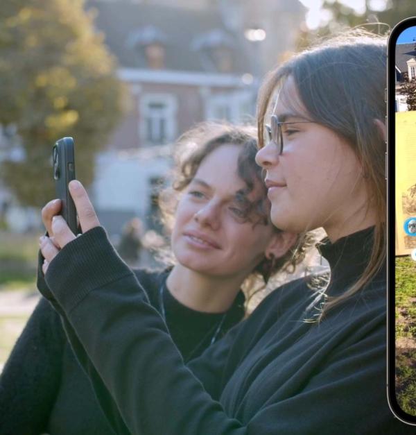 2 studentes met FAAM-app